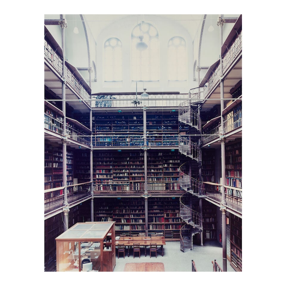 Candida Höfer (born 1944); Rijksmuseum Amsterdam III;: Candida Höfer (born 1944) Rijksmuseum Amsterdam III, 2004 Chromogenic print; flush-mounted, framed, the artist's label, signed in ink and with printed title, date, and edition, and a Ben Brown Fi