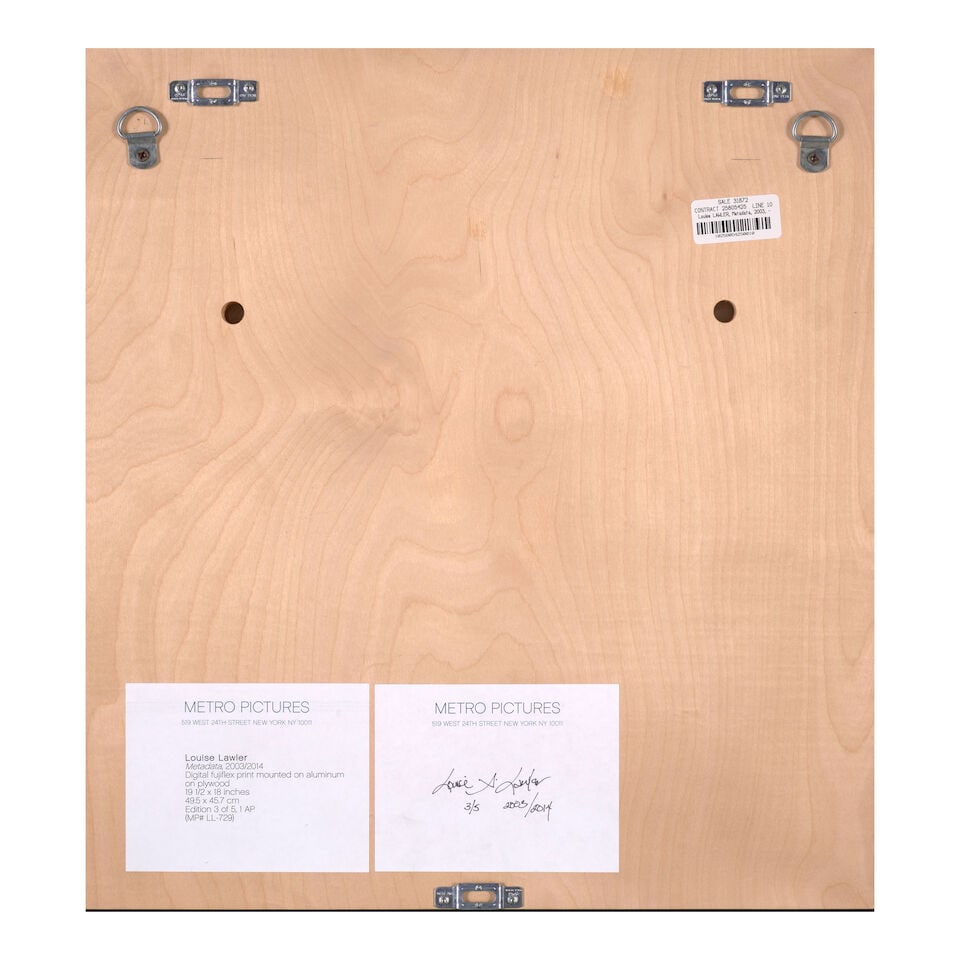 Louise Lawler (born 1947); Metadata; - 2