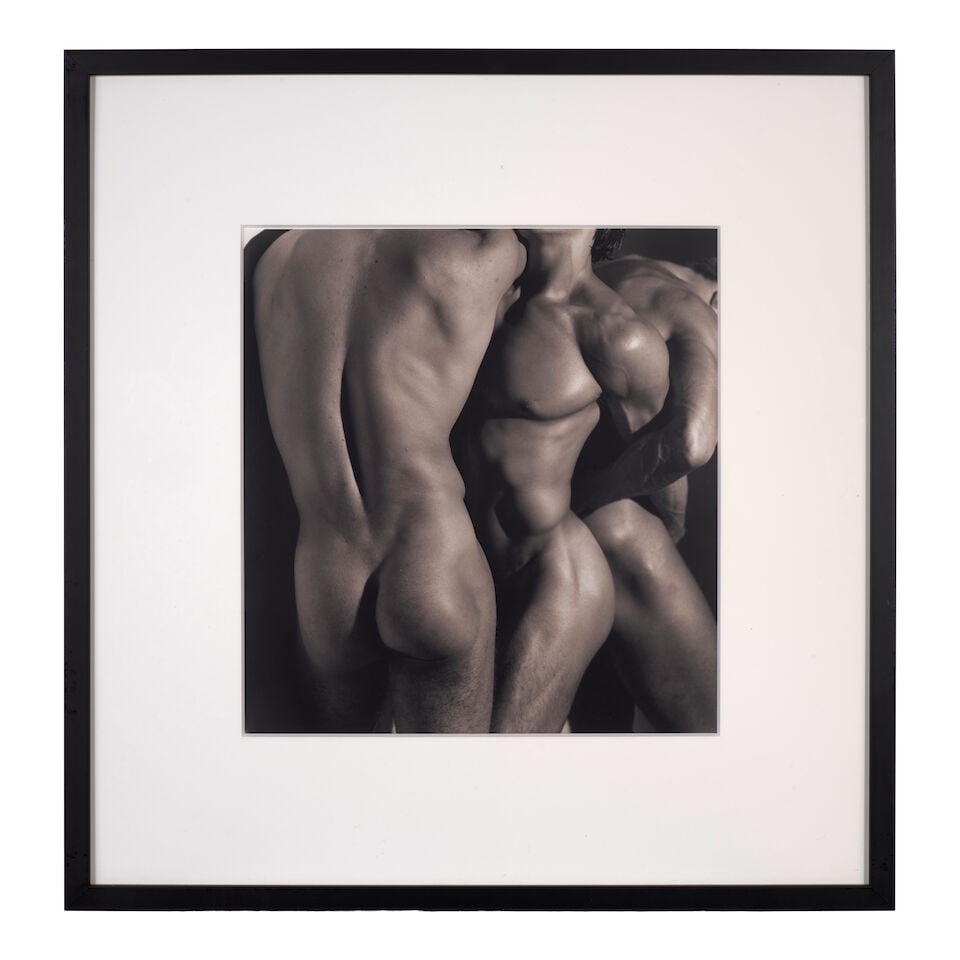 Herb Ritts (1952-2002); ''Three Male Torsos''; - 2