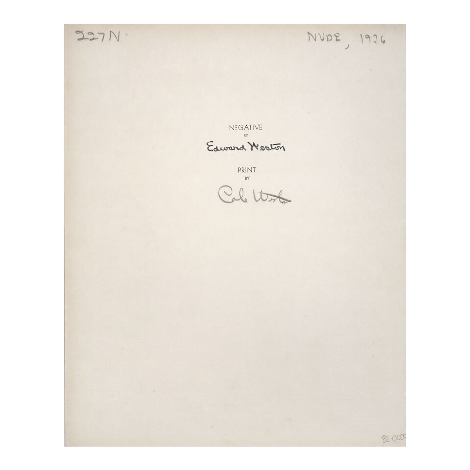 Edward Weston (1886-1958); Charis Wilson, Santa Monica (Nude); - 3