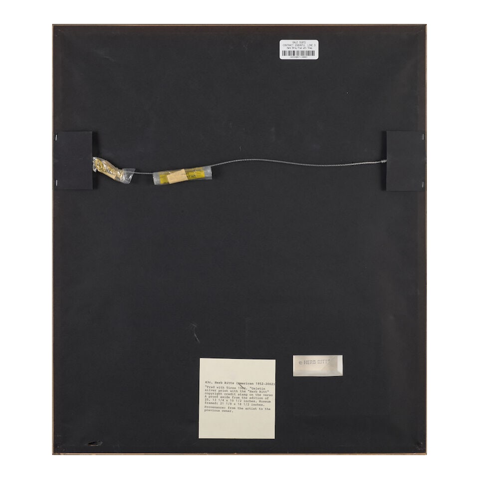 Herb Ritts (1952-2002); Fred with Tires; - 3