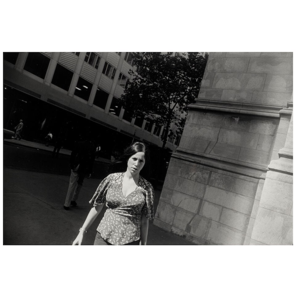 Garry Winogrand (1928-1984); New York City (from 'Women are Beautiful');: Garry Winogrand (1928-1984) New York City (from 'Women are Beautiful'), c. 1971 Gelatin silver print, printed later; signed and annotated '20/20 AP' in pencil on the reverse, framed; this work is an A