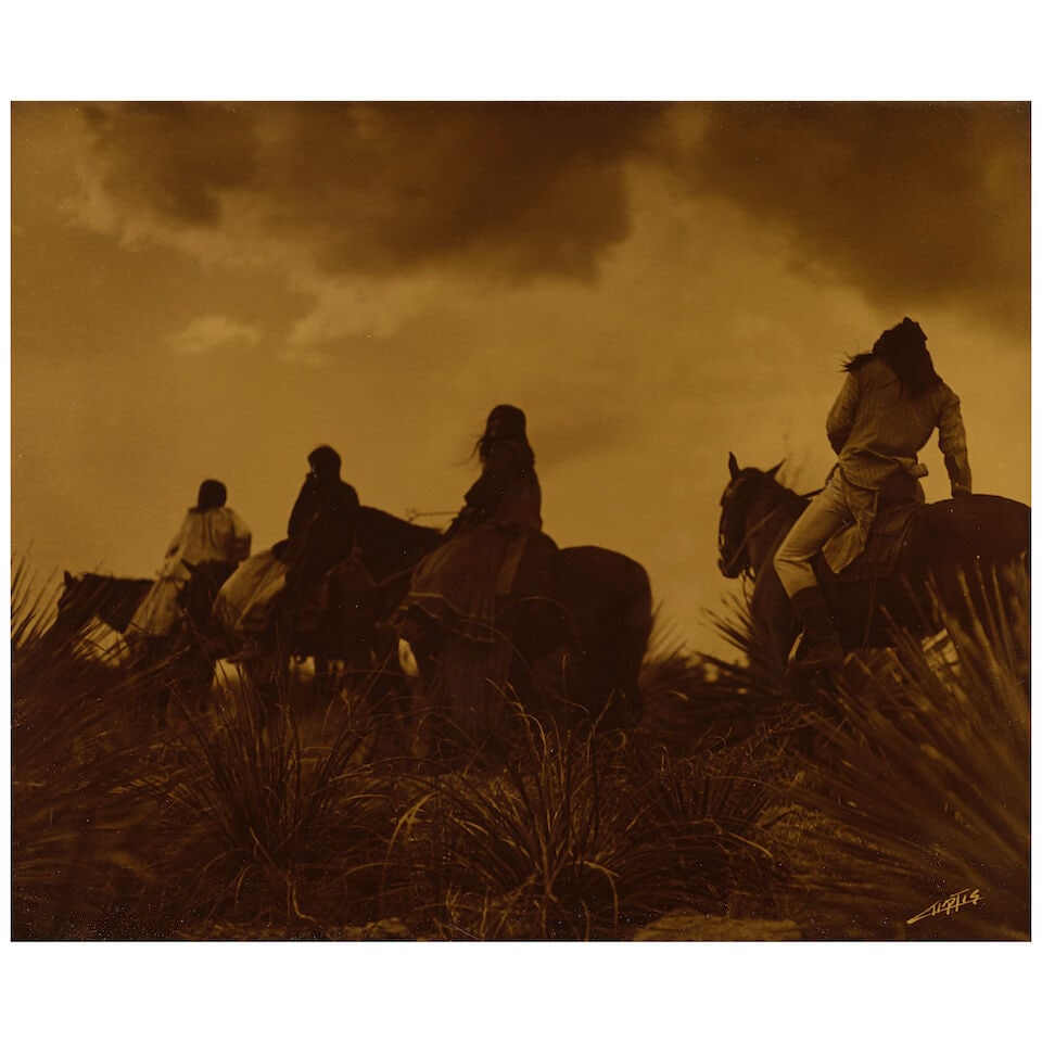 Edward S. Curtis (1868-1952); The Storm - Apache; - 2