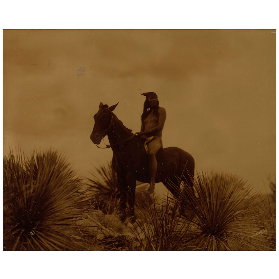 Edward S. Curtis (1868-1952); The Scout - Apache; - 2