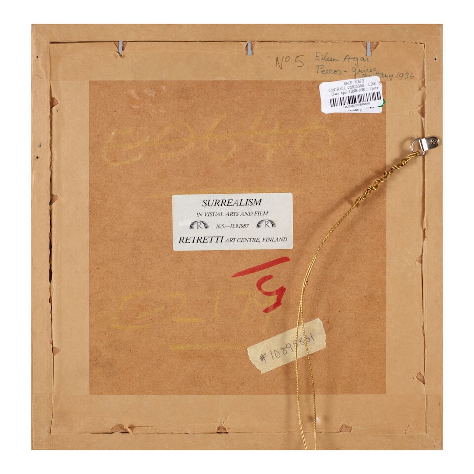 Eileen Agar (1899-1991); Figurehead and Ship's Wheel, Charmouth, Dorset; - 3