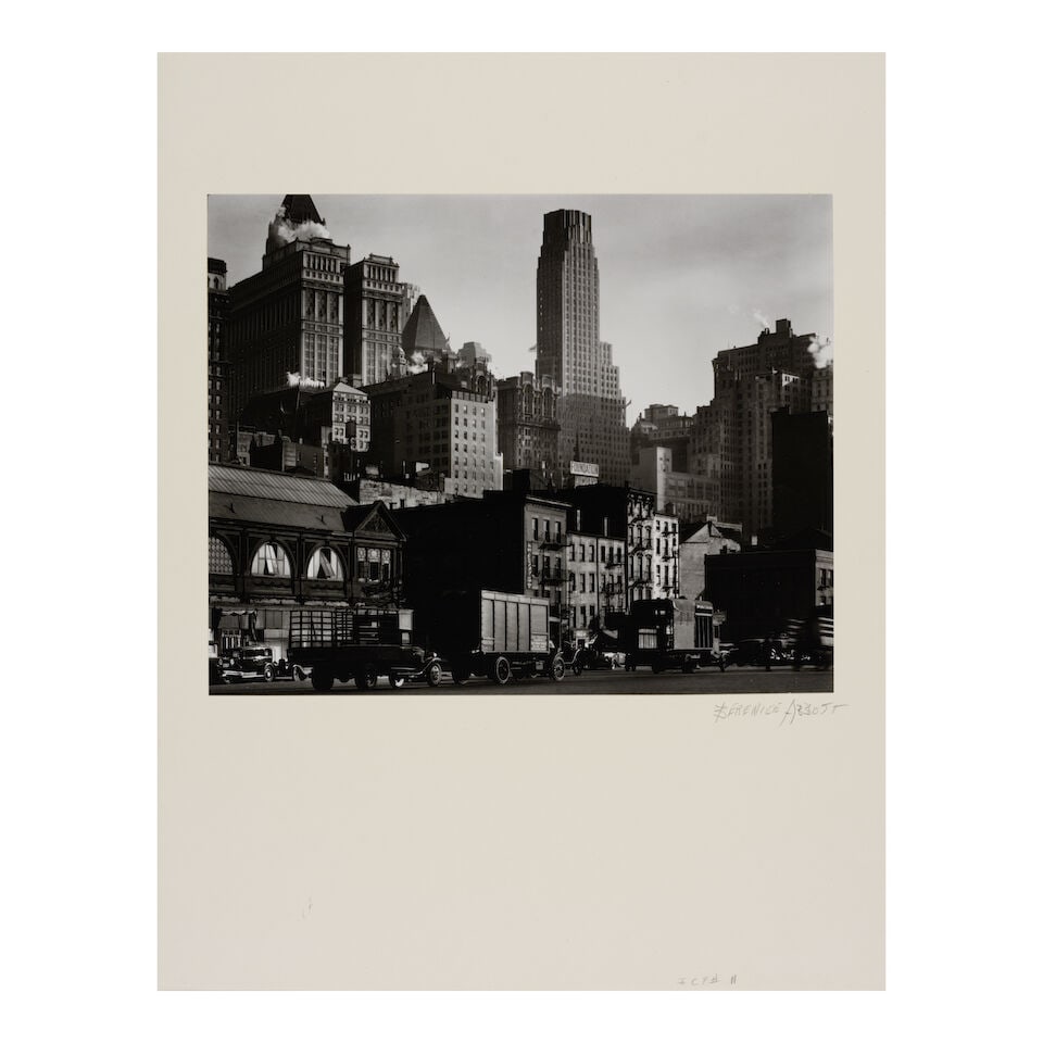 Berenice Abbott (1898-1991); View from West Street, New York; - 2
