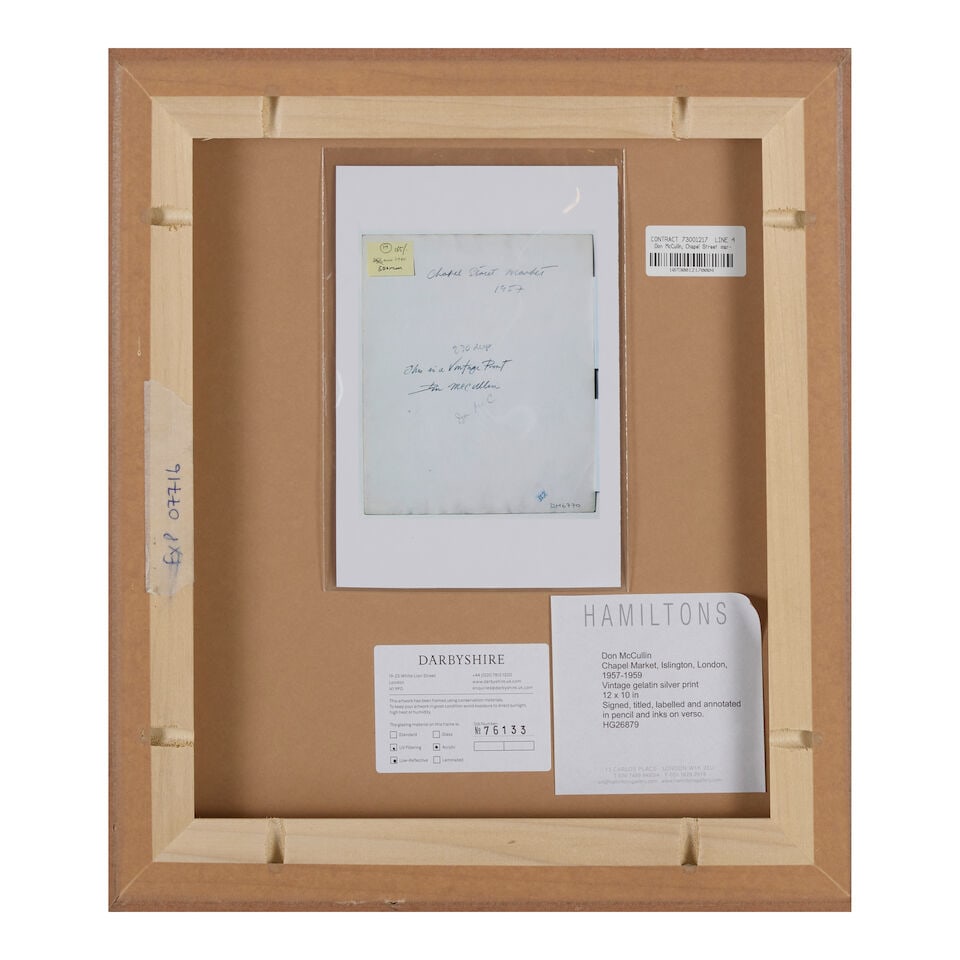 Don McCullin (born 1935); 'Chapel Street Market' (Islington, London); - 3