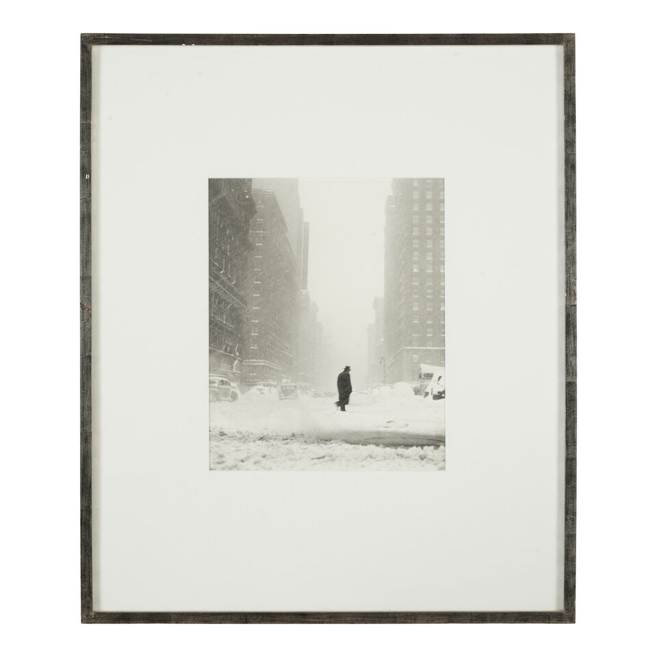 Ted Croner (1922-2005); Little Man in Snow; - 2