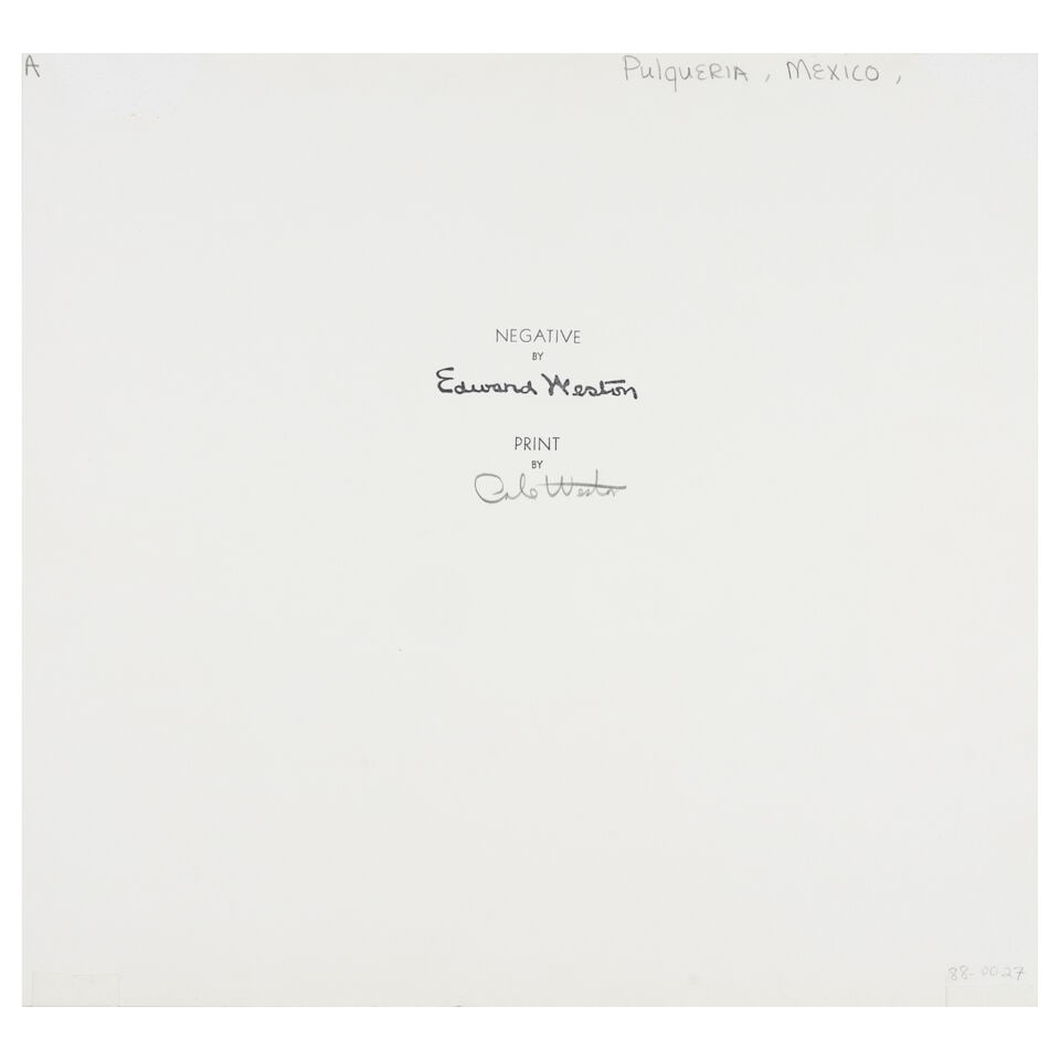 Edward Weston (1886-1958); Charrito (Pulquería Mural, Mexico); - 3