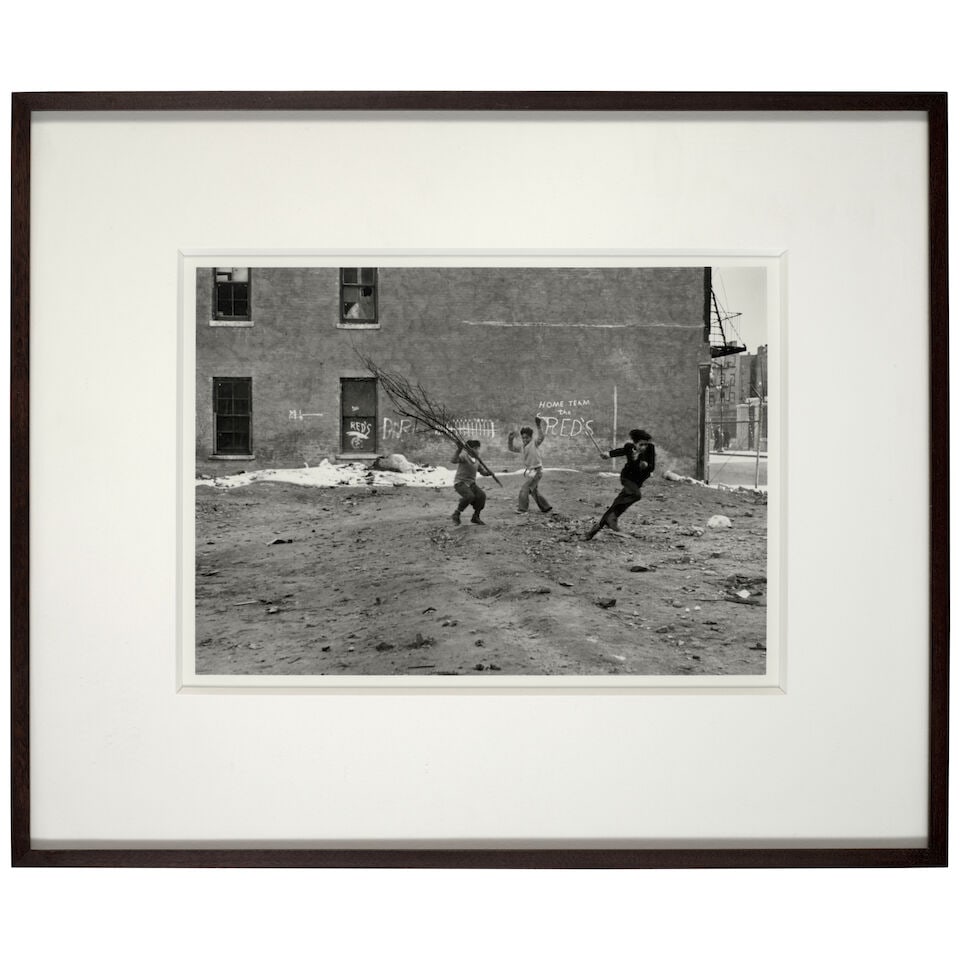 Helen Levitt (1913-2009); New York (Three Boys with Tree Branch); - 2
