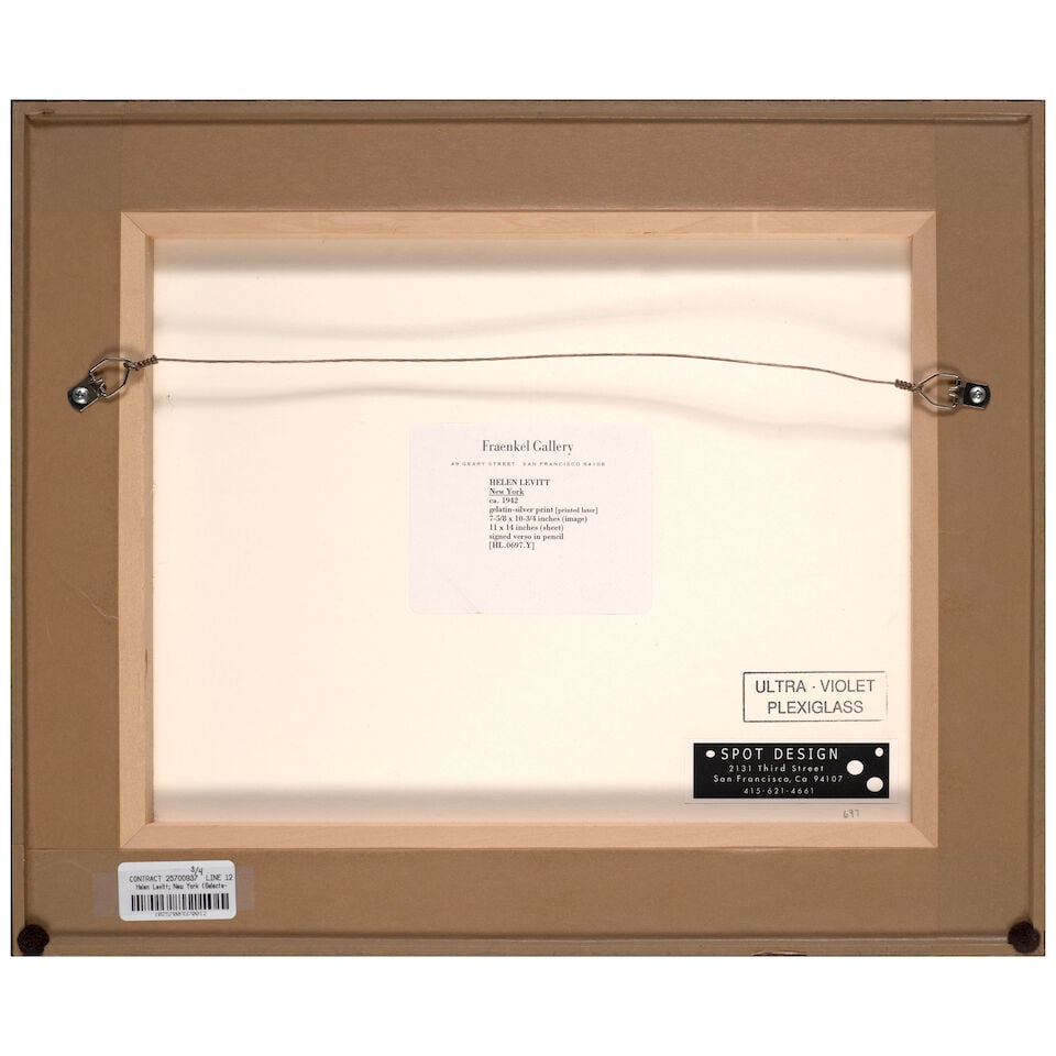 Helen Levitt (1913-2009); New York (Three Boys with Tree Branch); - 3