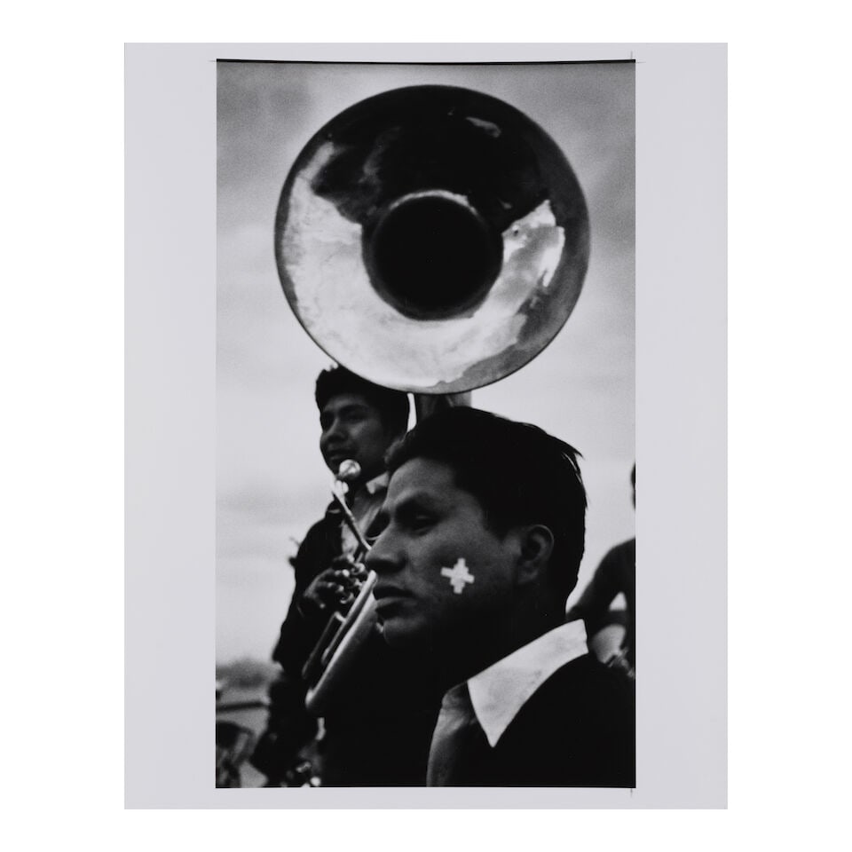 John Gutmann (1905-1998); 'Indian High School Band, Arizona'; - 2
