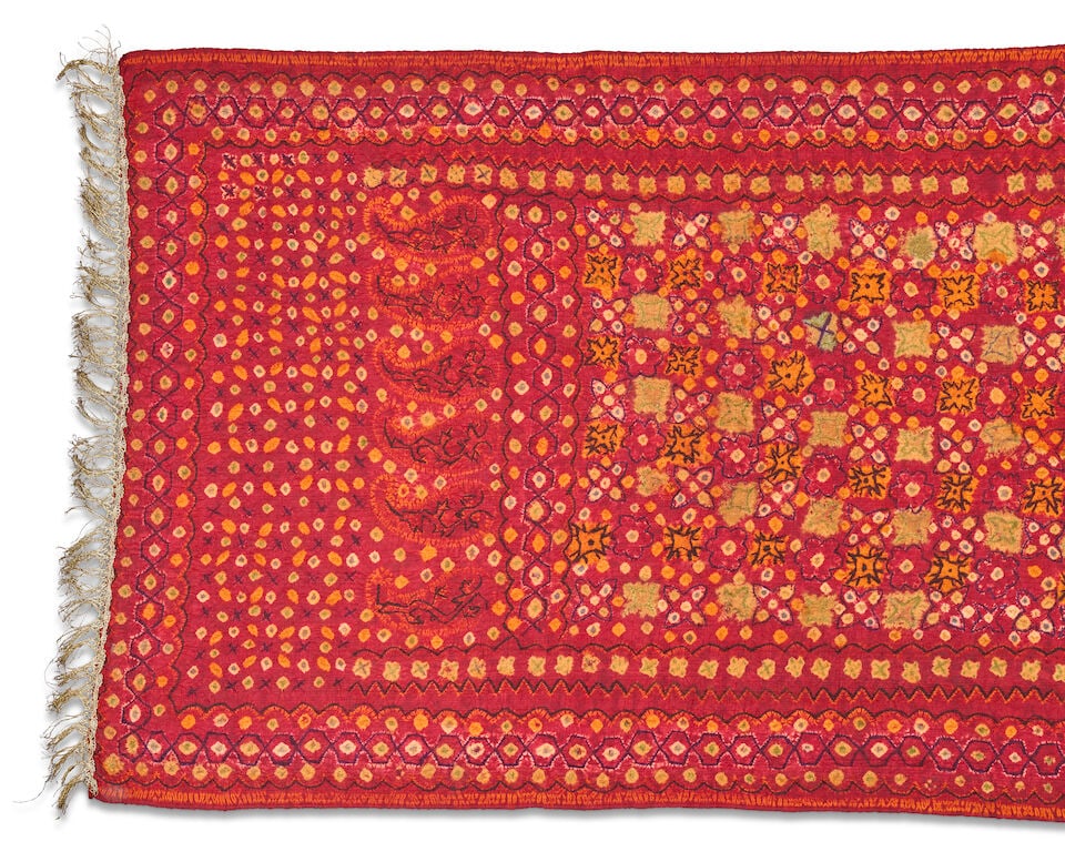Two Sumatra shoulder cloths Palembang, early 20th century - 5