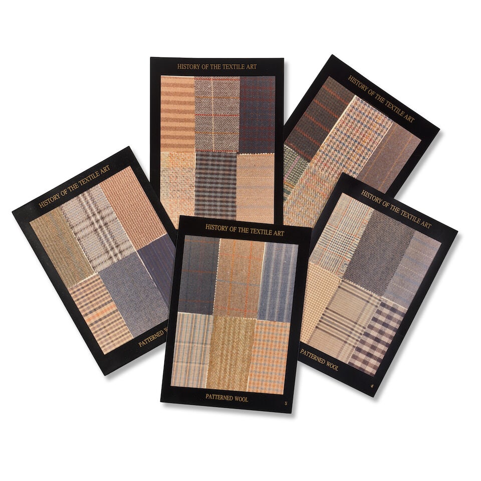 Textile Art - Milan Styling History of Textile Art. Period Fashion, 2 vol. [Patterned Wool; Patt... (1 of 2)