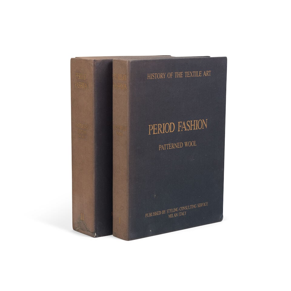 Textile Art - Milan Styling History of Textile Art. Period Fashion, 2 vol. [Patterned Wool; Patt... - 2