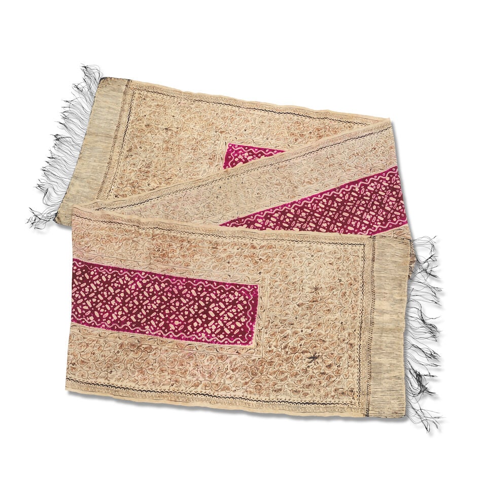 Two Western Java shoulder cloths Circa 1920, Indramayu region - 2