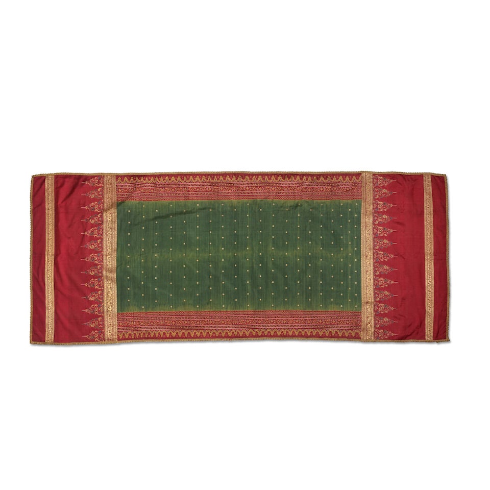 A collection of three Sumatra, Palembang, silk ikat cloths Second half 19th century and early 20... - 2