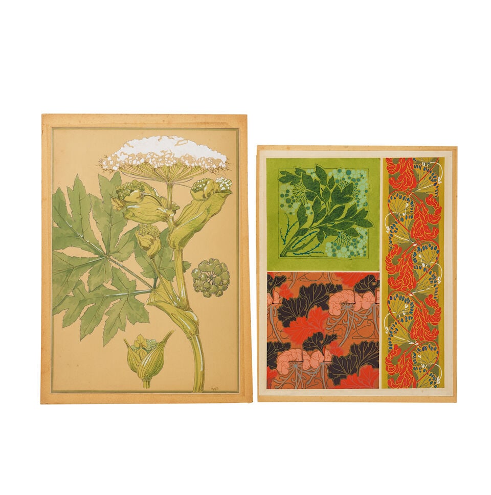 E.A. Seguy Set of fourteen floral pochoirs - 2