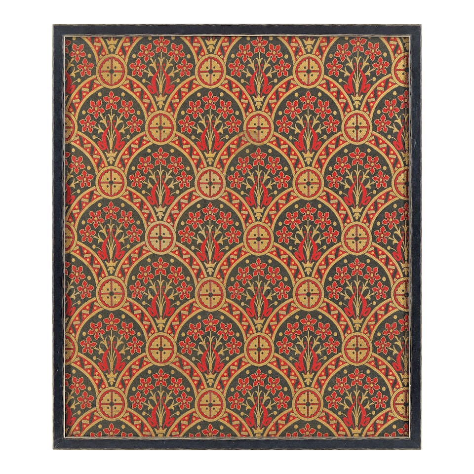Christopher Dresser for James W. & C. Ward Fabric panel, circa 1871 (1 of 1)