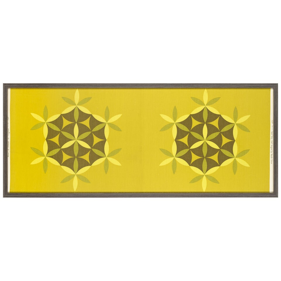 Natalie Gibson for Heal's 'Daisy Chain' fabric panel, circa 1970 - 2