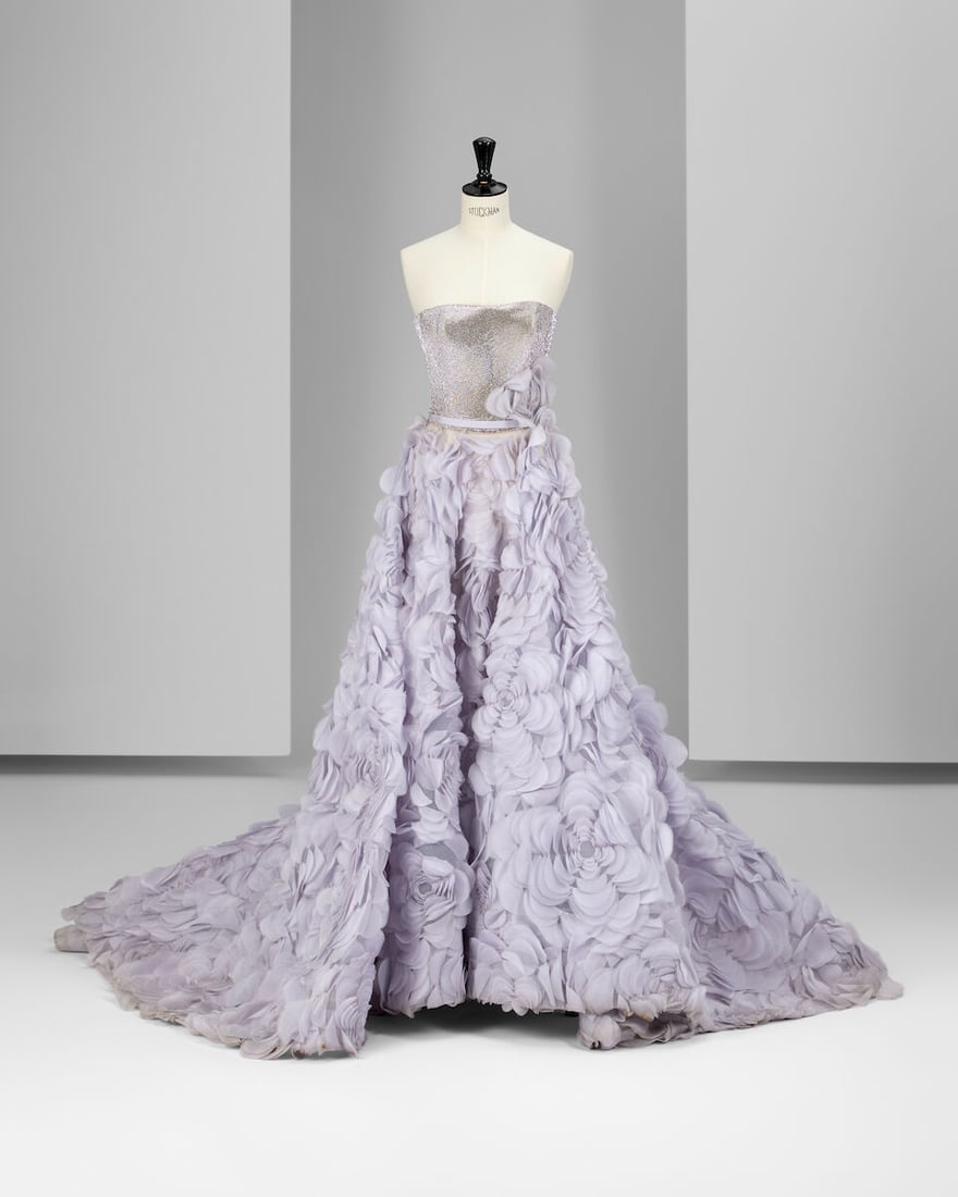 Ralph & Russo Haute Couture: an Ice Lavender Silk Organza and Chainmail Ballgown Autumn/Winter 2... (1 of 5)
