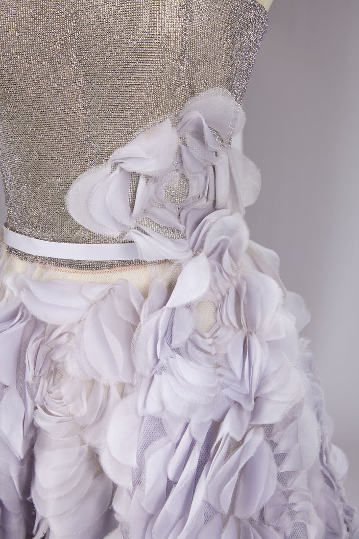 Ralph & Russo Haute Couture: an Ice Lavender Silk Organza and Chainmail Ballgown Autumn/Winter 2... - 3