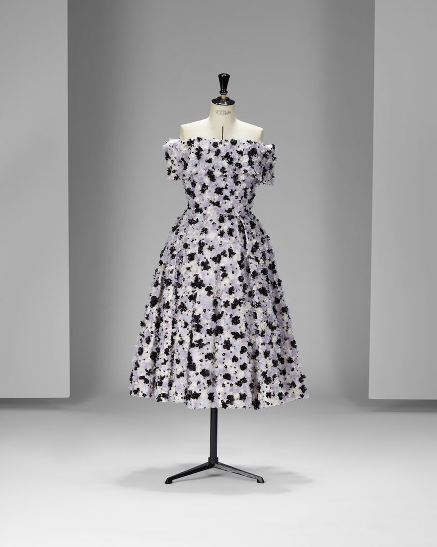 Ralph & Russo Haute Couture: a White Silk Organza Off-the-Shoulder Cocktail Dress Spring/Summer ...: Ralph & Russo Haute Couture: a White Silk Organza Off-the-Shoulder Cocktail Dress Spring/Summer 2016, Runway Look 33 White silk organza off-the-shoulder cocktail dress with a straight neckline and fit