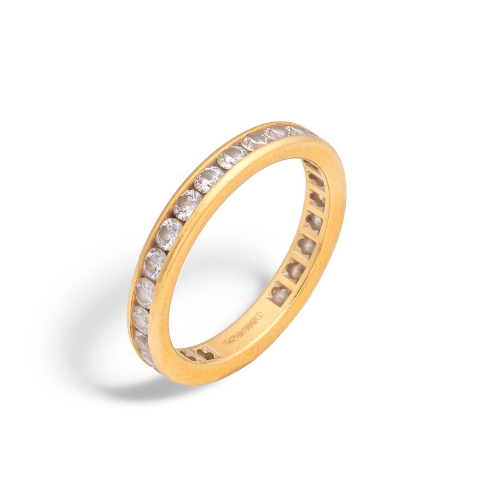 TIFFANY: DIAMOND ETERNITY RING, (1 of 2)