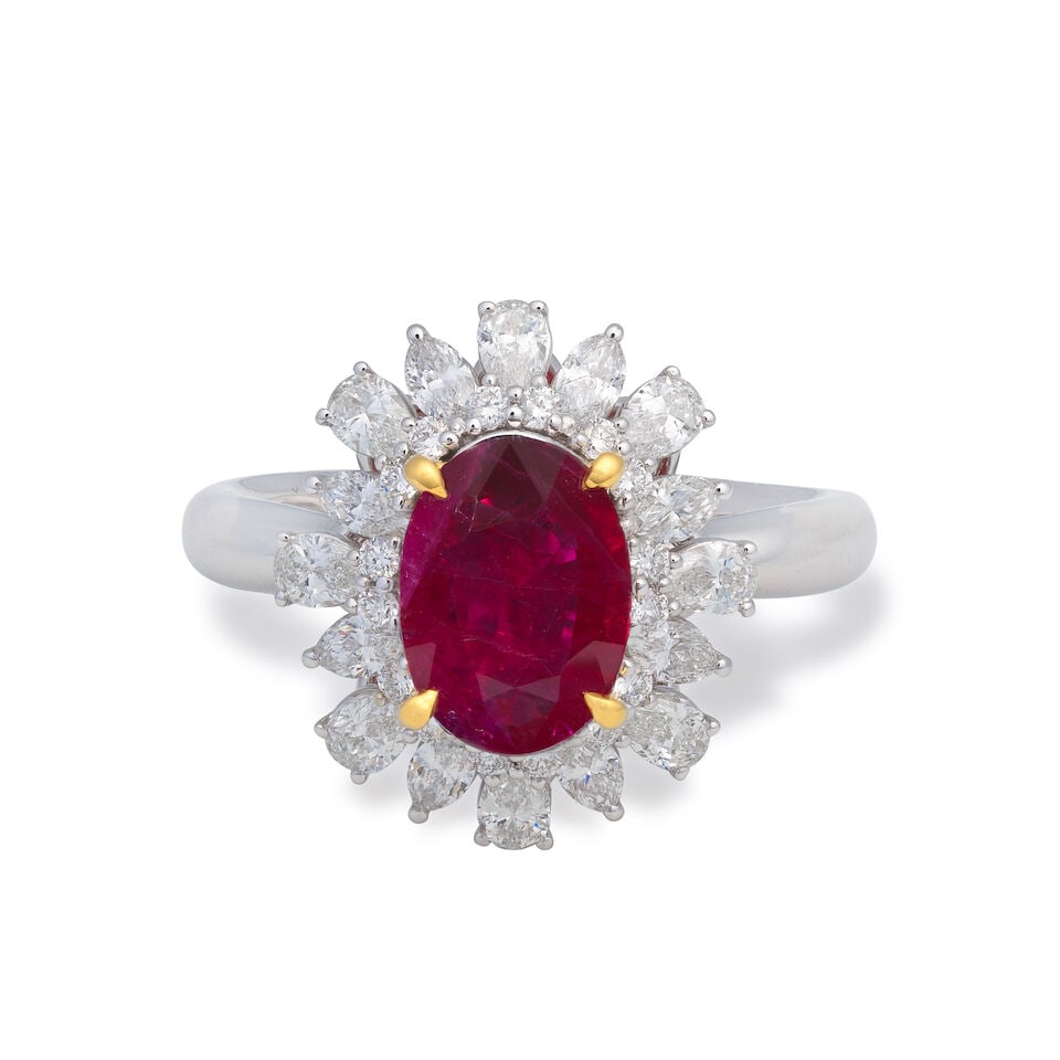 RUBY AND DIAMOND RING (1 of 4)