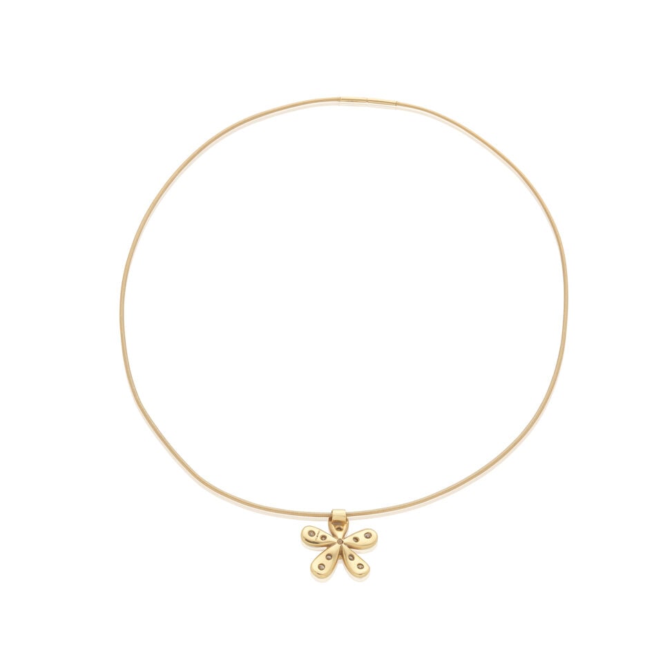 RUBY AND DIAMOND PENDANT/NECKLACE, - 2