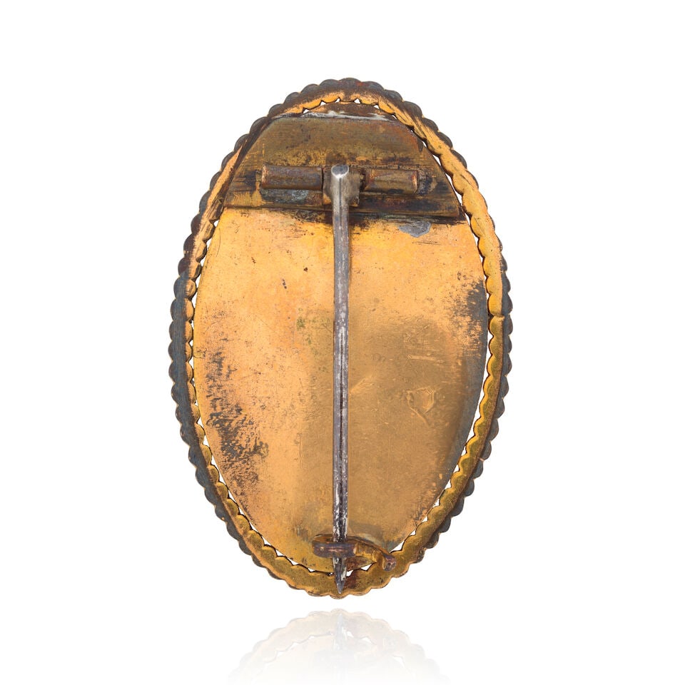 IVORY MOURNING BROOCH, CIRCA 1790 - 3