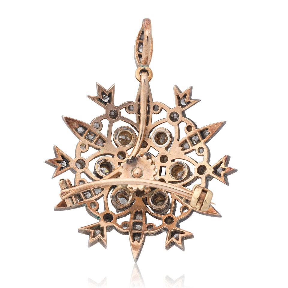 DIAMOND BROOCH/PENDANT - 2