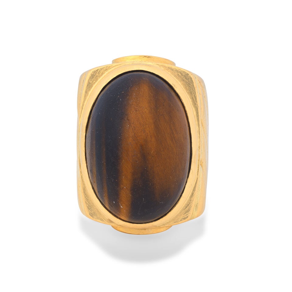 TIGER'S EYE RING - 4