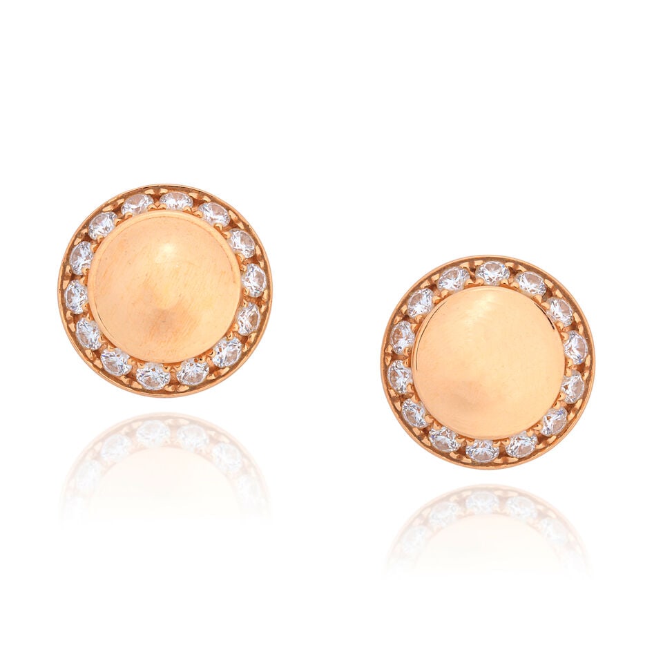 PIAGET: DIAMOND-SET EARRINGS: PIAGET: DIAMOND-SET EARRINGS Brilliant-cut diamonds 18 carat gold Signed Piaget, maker's mark, numbered 156621, European convention mark Length 1.4cm Weight approx. 3.5g Footnotes: OVERALL CONDITION S