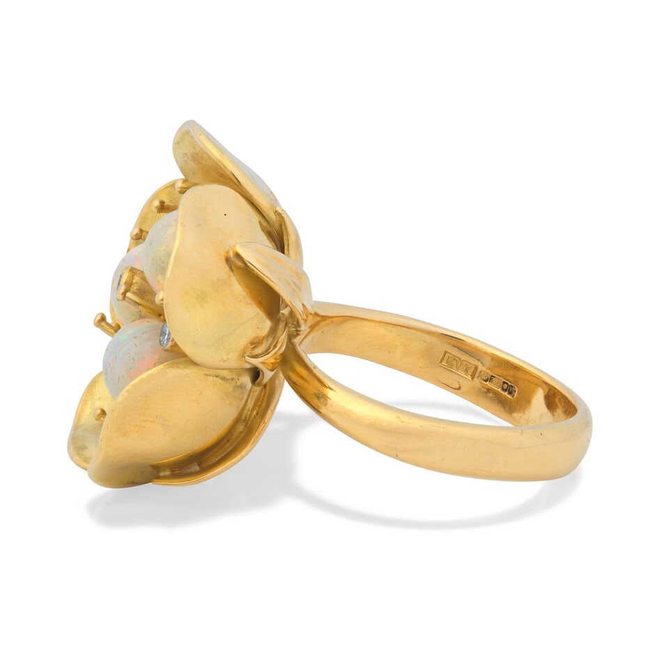 OPAL AND DIAMOND DRESS RING, 2021 - 3