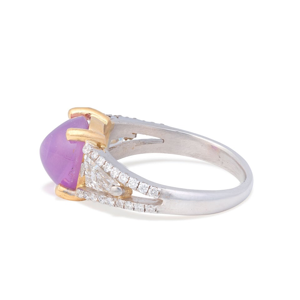 STAR RUBY AND DIAMOND RING - 3