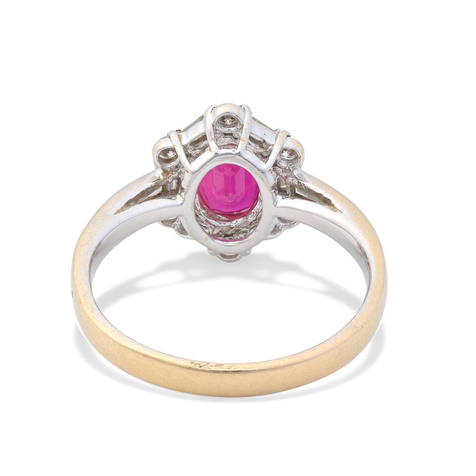 RUBY AND DIAMOND RING - 2