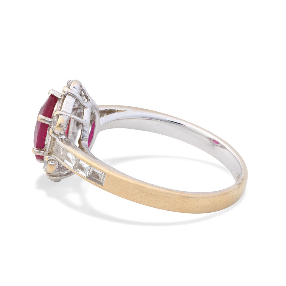 RUBY AND DIAMOND RING - 3