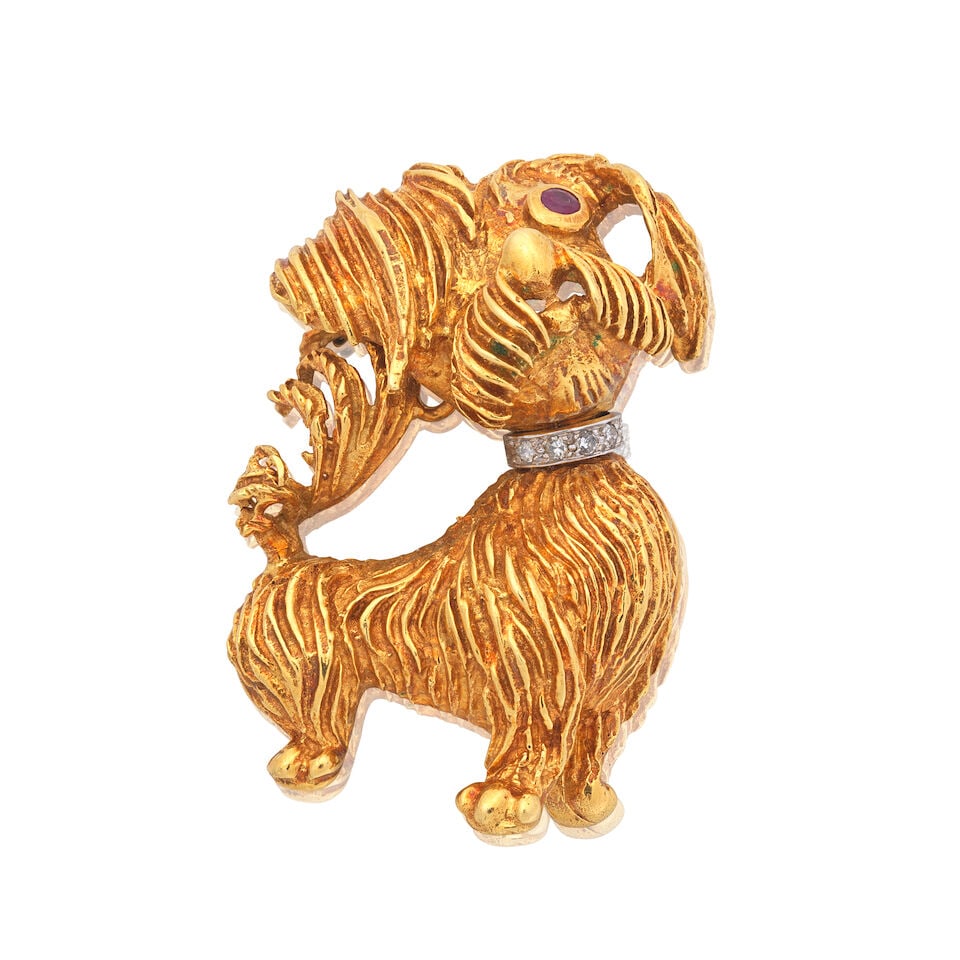 BEN ROSENFELD: DOG BROOCH, 1988 (1 of 2)