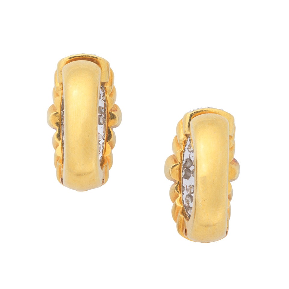 DIAMOND-SET EARRINGS - 2