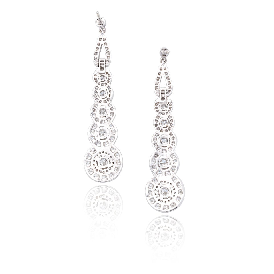 DIAMOND PENDENT EARRINGS - 2