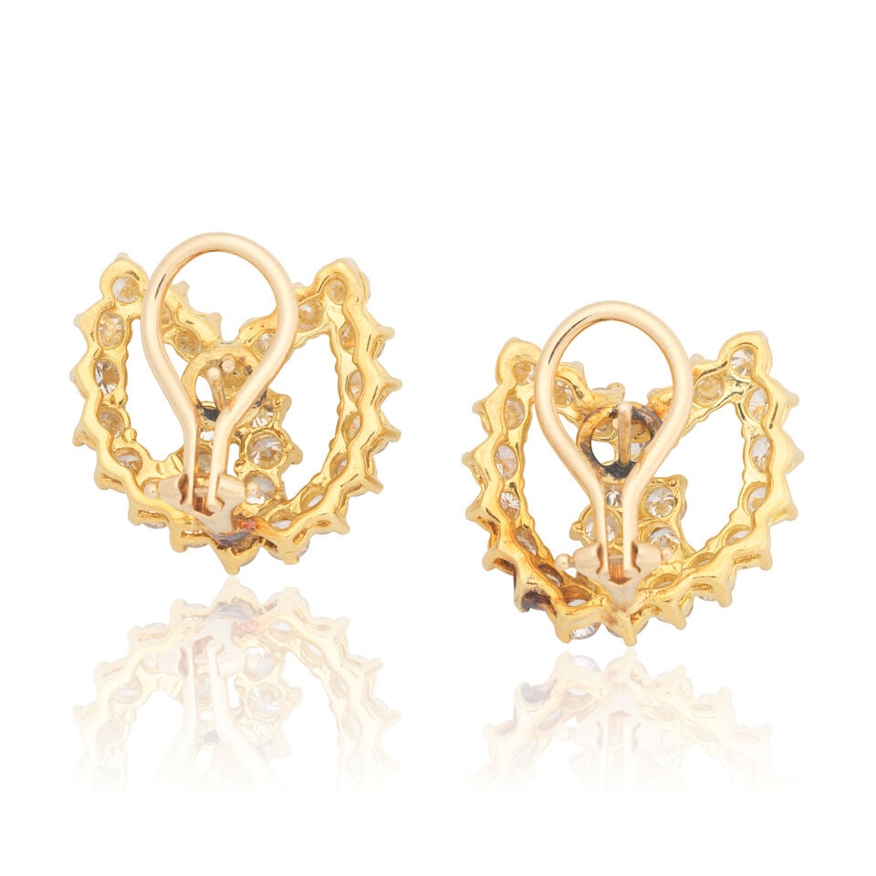 DIAMOND-SET EARRINGS - 2