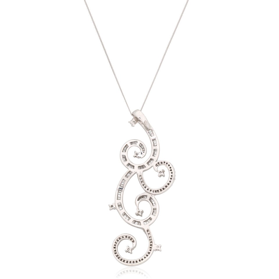 DIAMOND-SET PENDANT/NECKLACE - 2