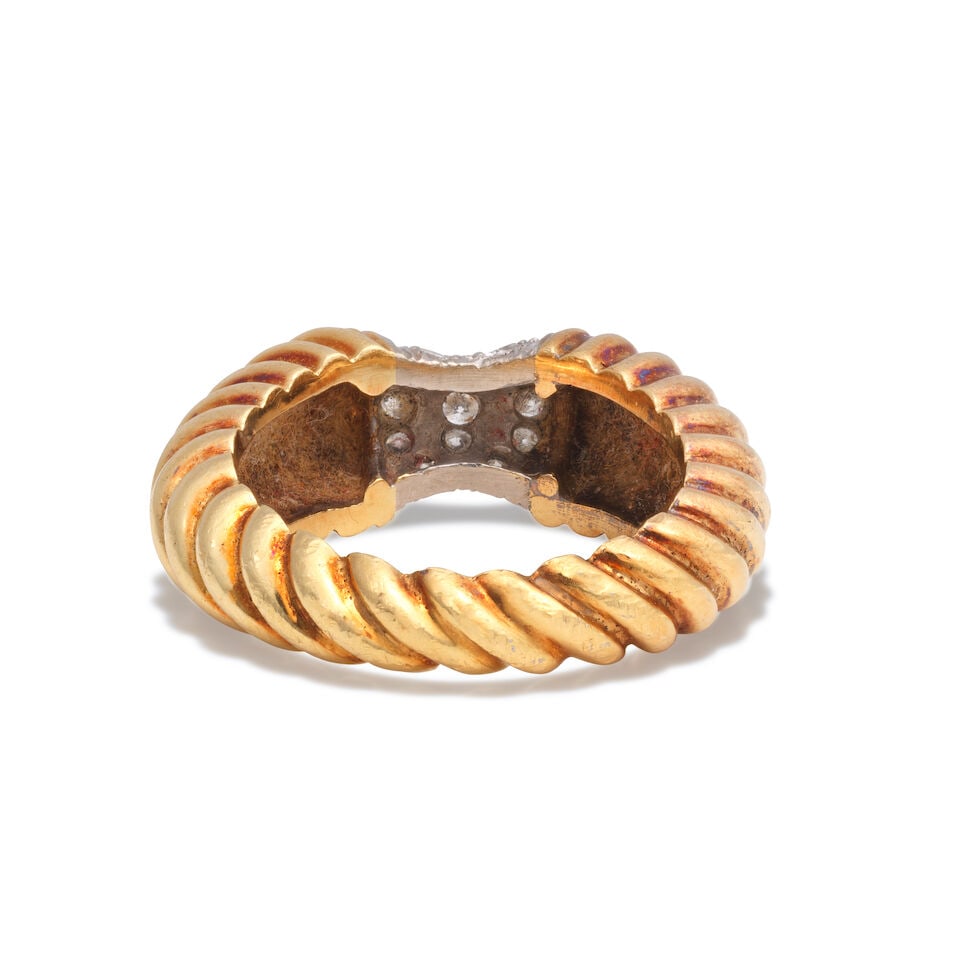 DIAMOND-SET RING, - 2