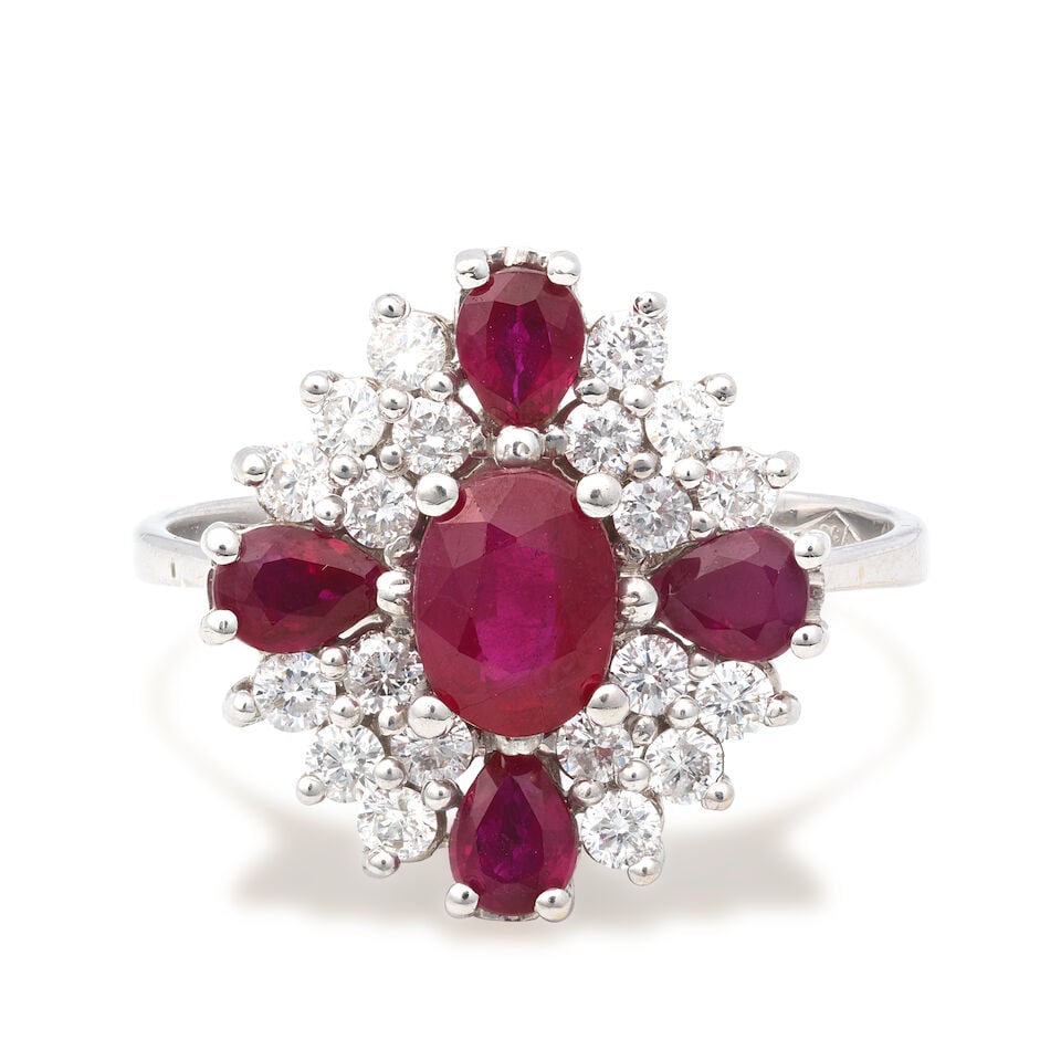 RUBY AND DIAMOND RING (1 of 3)