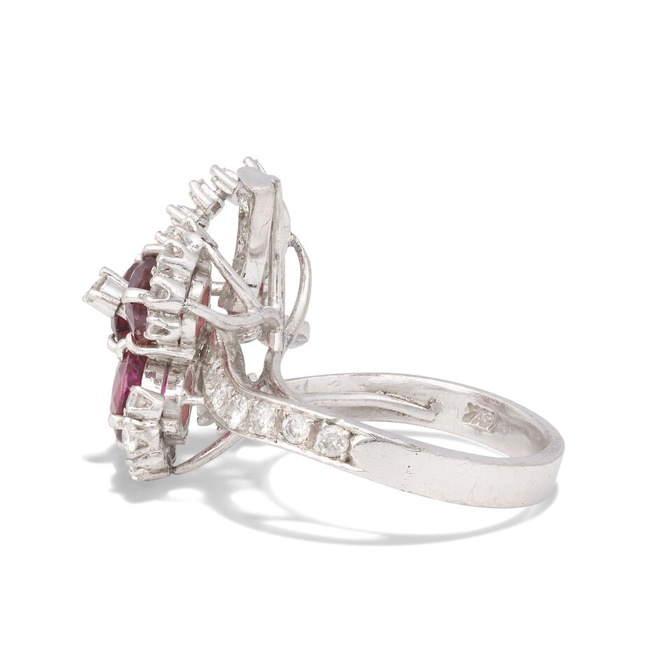 RUBY AND DIAMOND RING - 3