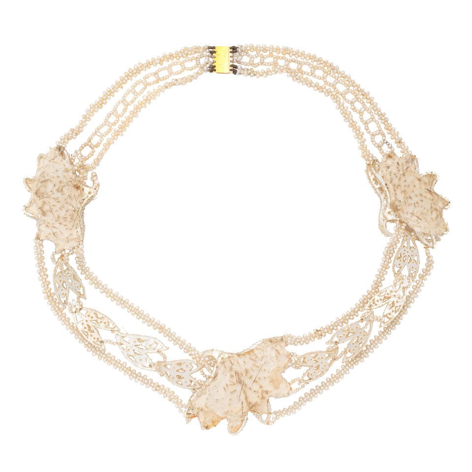 SEED PEARL NECKLACE, LATE 19TH CENTURY - 2