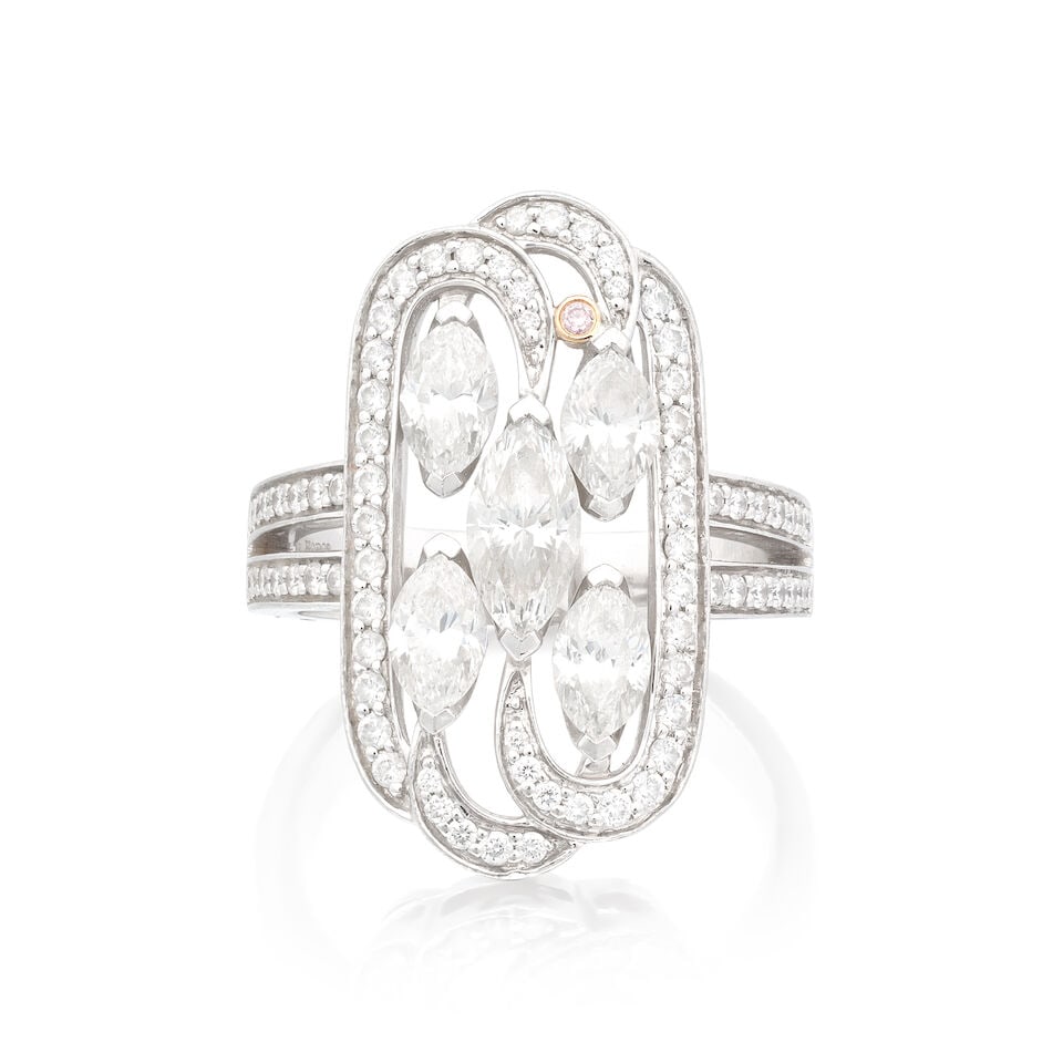 BOODLES: DIAMOND-SET 'NEW BEGINNINGS' RING, 2022 (1 of 3)