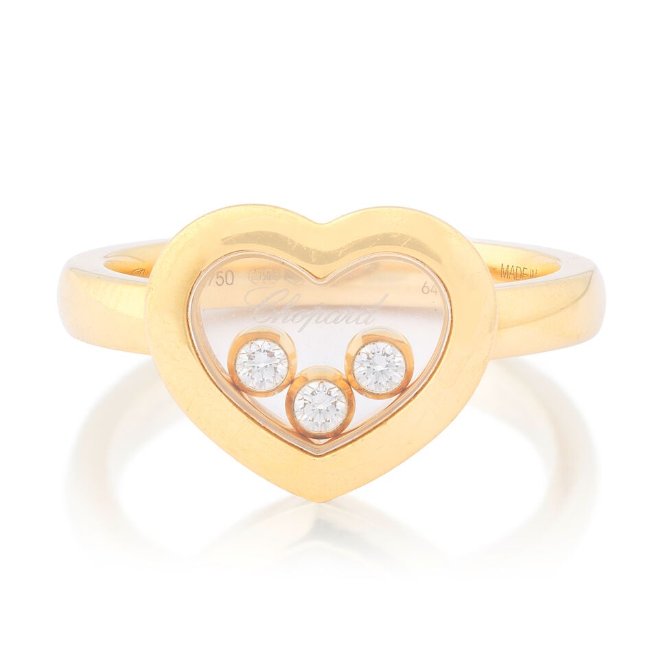 CHOPARD: DIAMOND-SET 'HAPPY DIAMONDS' RING (1 of 3)