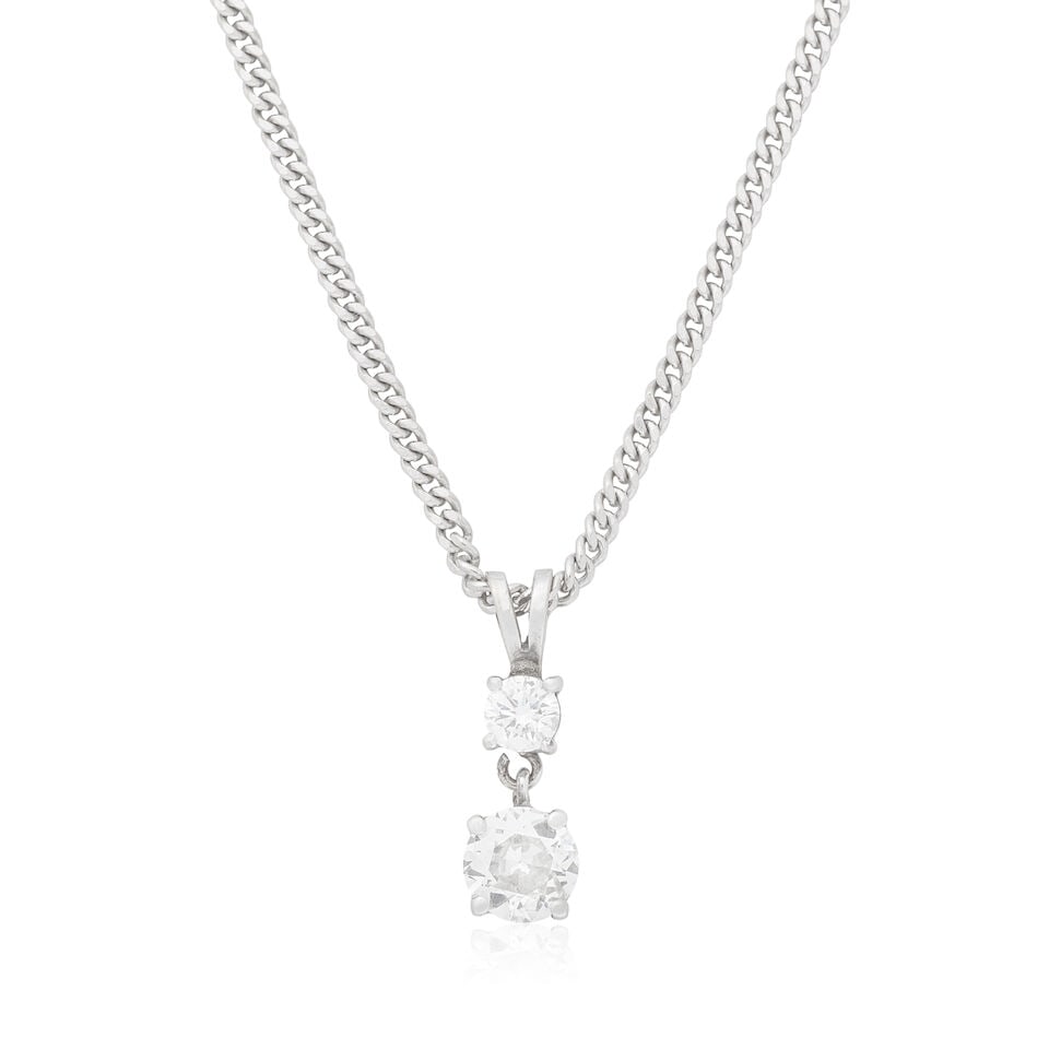 DIAMOND PENDANT/NECKLACE (1 of 2)
